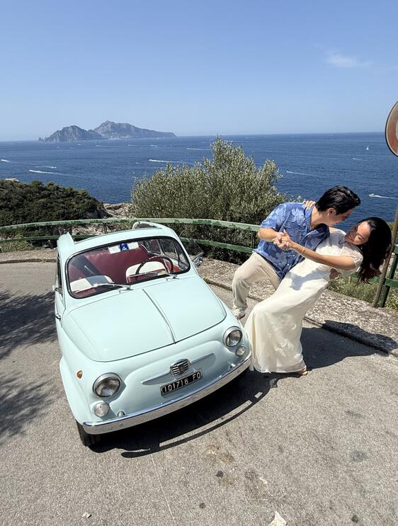 Fiat 500 Vintage photoshoot on the Amalfi Coast-75