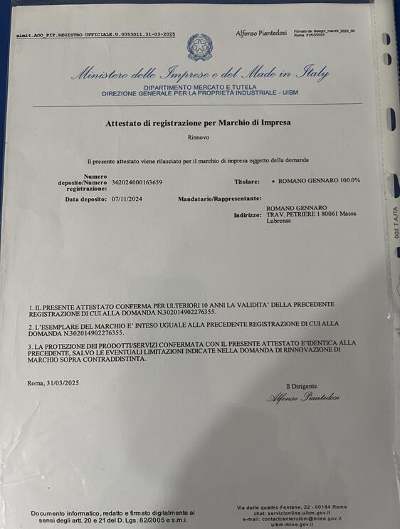 Italylimousine registered brand name