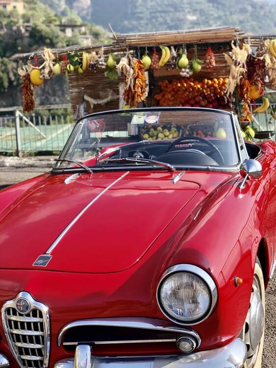 Alfa Romeo Giuletta for your wedding on the Amalfi coast-1
