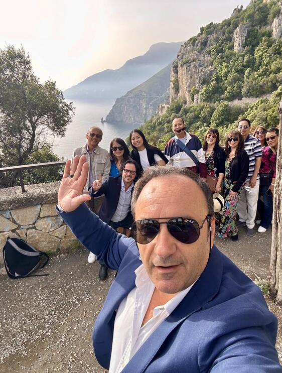 Rino the Best tour guy for your day trip to positano sorrento pompeii-7