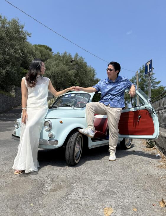 Fiat 500 Vintage photoshoot on the Amalfi Coast-79